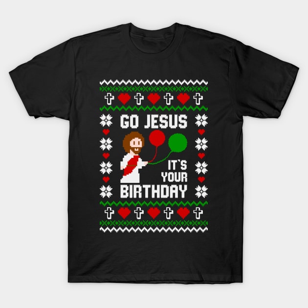 Go Jesus Its Your Birthday ADULT SHORT T-Shirt by Hobbybox